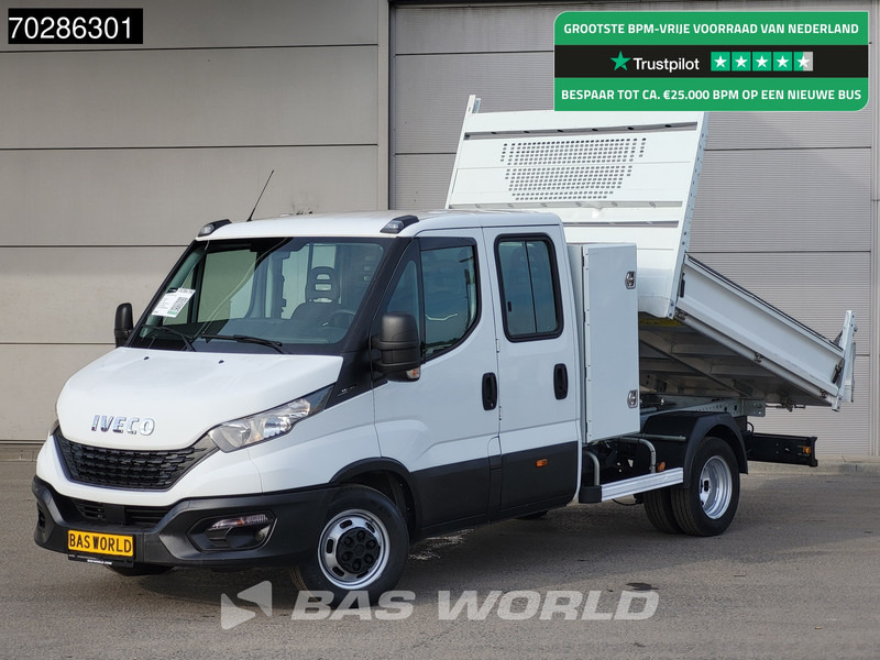 Iveco Daily 35C14 Open Laadbak met Kist Dubbel Cabine Dubbellucht 3,5t Trekhaak Airco Cruise Euro6 Pickup Pritsche Open Box 2m3 Airco Trekha - Xe tải nhỏ phẳng: hình 1 Iveco Daily 35C14 Open Laadbak met Kist Dubbel Cabine Dubbellucht 3,5t Trekhaak Airco Cruise Euro6 Pickup Pritsche Open Box 2m3 Airco Trekha - Xe tải nhỏ phẳng: hình 1