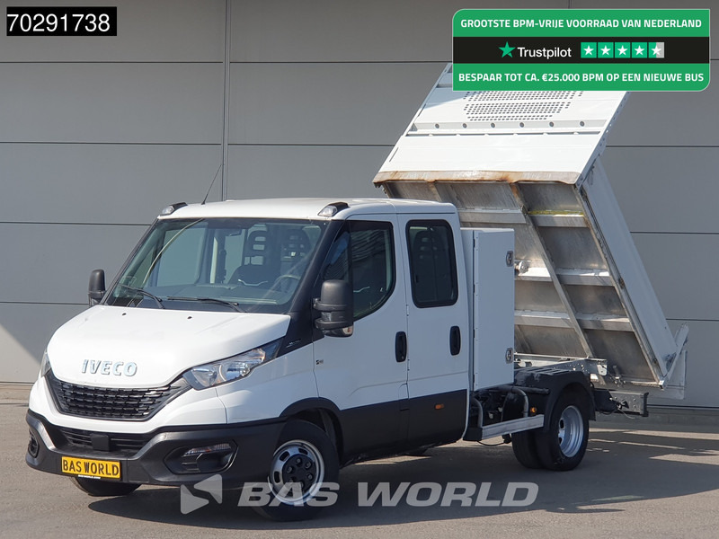 Iveco Daily 35C14 Open Laadbak met Kist Dubbel Cabine Dubbellucht 3,5t Trekhaak Airco Cruise Euro6 Pritsche Pickup Open Box 2m3 Airco Trekha - Xe tải nhỏ phẳng: hình 1 Iveco Daily 35C14 Open Laadbak met Kist Dubbel Cabine Dubbellucht 3,5t Trekhaak Airco Cruise Euro6 Pritsche Pickup Open Box 2m3 Airco Trekha - Xe tải nhỏ phẳng: hình 1
