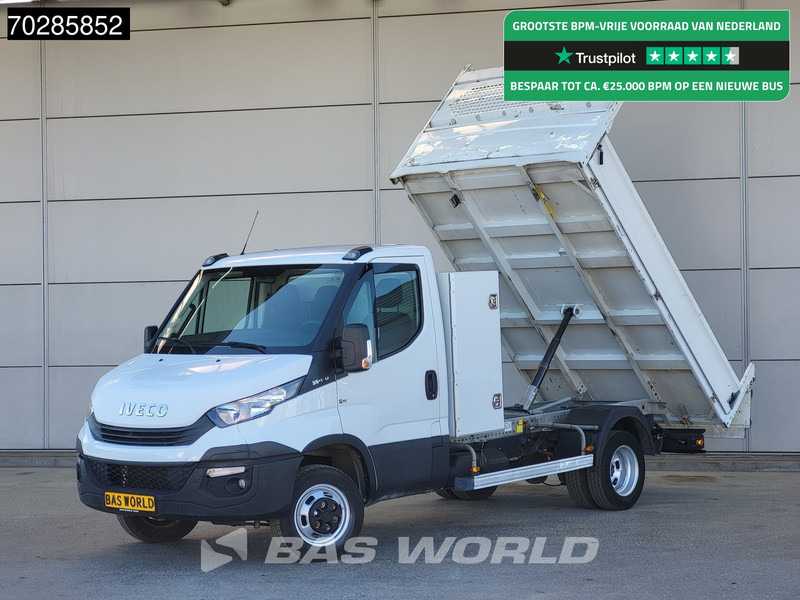 Iveco Daily 35C14 Open Laadbak met Kist Dubbellucht 3,5t Trekhaak Airco Cruise Euro6 Pritsche Pickup Open Box Airco Trekhaak Cruise control - Xe tải nhỏ phẳng: hình 1 Iveco Daily 35C14 Open Laadbak met Kist Dubbellucht 3,5t Trekhaak Airco Cruise Euro6 Pritsche Pickup Open Box Airco Trekhaak Cruise control - Xe tải nhỏ phẳng: hình 1