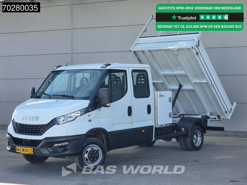 Iveco Daily 35C16 3.0L Kipper met Kist Dubbel Cabine Dubbellucht 3,5t Trekhaak Airco Cruise Euro6 Kieper Tipper Benne Airco Trekhaak Cruise - Xe tải nhỏ phẳng: hình 1 Iveco Daily 35C16 3.0L Kipper met Kist Dubbel Cabine Dubbellucht 3,5t Trekhaak Airco Cruise Euro6 Kieper Tipper Benne Airco Trekhaak Cruise - Xe tải nhỏ phẳng: hình 1