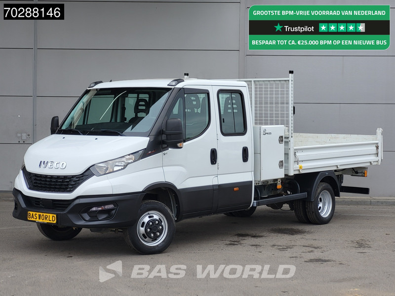 Iveco Daily 35C16 Open Laadbak met Kist Dubbel Cabine Dubbellucht 3,5t Trekhaak Navi Airco Cruise Camera Euro6 Pritsche Pickup Open Box 2m3 - Xe tải nhỏ phẳng: hình 1 Iveco Daily 35C16 Open Laadbak met Kist Dubbel Cabine Dubbellucht 3,5t Trekhaak Navi Airco Cruise Camera Euro6 Pritsche Pickup Open Box 2m3 - Xe tải nhỏ phẳng: hình 1