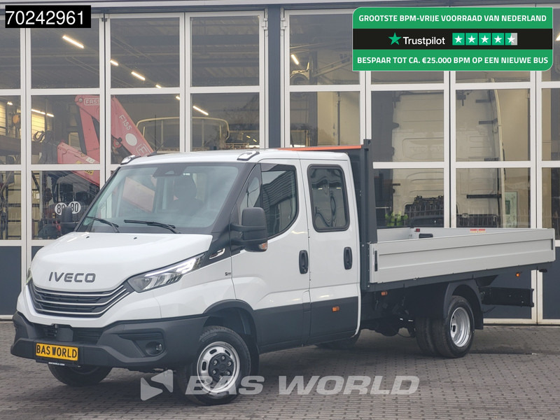 Iveco Daily 35C18 3.0 180PK Nwe model 2025 Dubbel Cabine Open laadbak Navi ACC LED 3,5T Trekvermogen Pritsche Pickup Airco Dubbel cabine - Xe tải nhỏ phẳng: hình 1 Iveco Daily 35C18 3.0 180PK Nwe model 2025 Dubbel Cabine Open laadbak Navi ACC LED 3,5T Trekvermogen Pritsche Pickup Airco Dubbel cabine - Xe tải nhỏ phẳng: hình 1