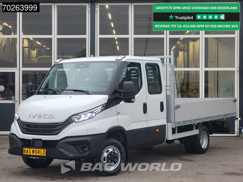 Iveco Daily 35C18 3.0 180PK Nwe model 2025 NL Open laadbak Dubbel Cabine Navi Camera Cruise LED 3,5T Trekvermogen Pritsche Pickup 3m3 Airco - Xe tải nhỏ phẳng: hình 1 Iveco Daily 35C18 3.0 180PK Nwe model 2025 NL Open laadbak Dubbel Cabine Navi Camera Cruise LED 3,5T Trekvermogen Pritsche Pickup 3m3 Airco - Xe tải nhỏ phẳng: hình 1