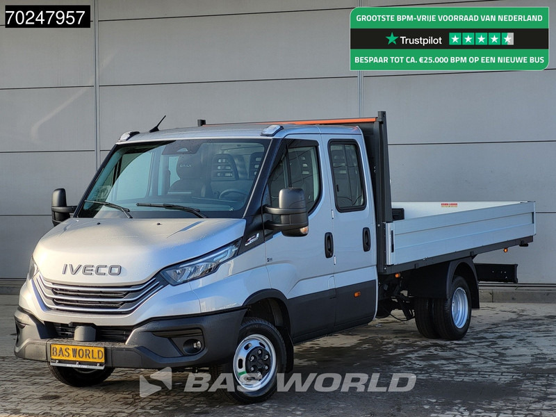Iveco Daily 35C18 3.0L Automaat 180PK Dubbel Cabine Open Laadbak 2025-Model Dubbellucht 3,5t Trekvermogen ACC LED Navi Euro6 Pritsche Pickup - Xe tải nhỏ phẳng: hình 1 Iveco Daily 35C18 3.0L Automaat 180PK Dubbel Cabine Open Laadbak 2025-Model Dubbellucht 3,5t Trekvermogen ACC LED Navi Euro6 Pritsche Pickup - Xe tải nhỏ phẳng: hình 1