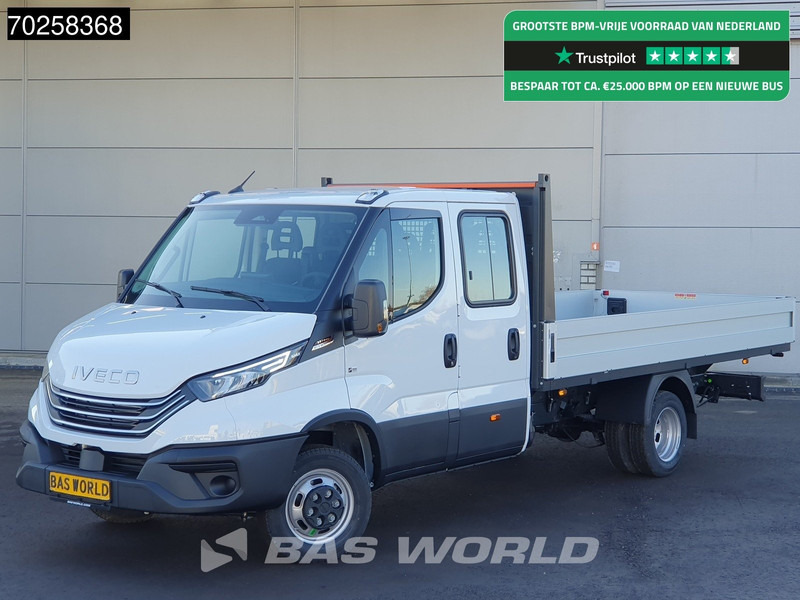 Iveco Daily 35C21 3.0L Automaat 210PK 2025-Model Open laadbak Dubbel Cabine Dubbellucht CarPlay ACC LED 3,5T Trekvermogen Euro6 Pritsche Pic - Xe tải nhỏ phẳng: hình 1 Iveco Daily 35C21 3.0L Automaat 210PK 2025-Model Open laadbak Dubbel Cabine Dubbellucht CarPlay ACC LED 3,5T Trekvermogen Euro6 Pritsche Pic - Xe tải nhỏ phẳng: hình 1