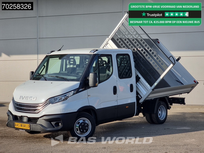 Iveco Daily 35C21 3-Zijdige Kipper Dubbel Cabine 210PK 3.0L Dubbellucht 3,5t Trekhaak ACC Airco LED Camera CarPlay Euro6 Tipper Benne Kieper - Xe ben nhỏ: hình 1 Iveco Daily 35C21 3-Zijdige Kipper Dubbel Cabine 210PK 3.0L Dubbellucht 3,5t Trekhaak ACC Airco LED Camera CarPlay Euro6 Tipper Benne Kieper - Xe ben nhỏ: hình 1