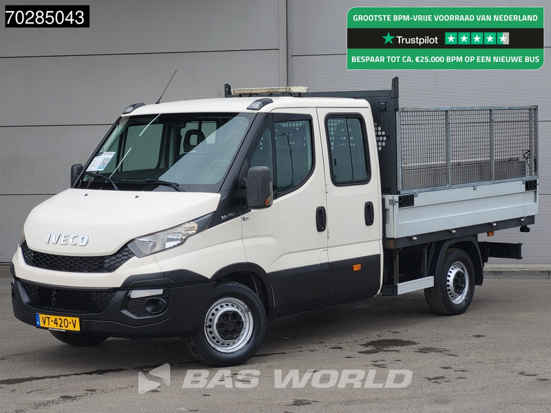 Iveco Daily 35S11 Open Laadbak met Kist Dubbel Cabine 3,5t Trekhaak Airco Pickup Pritsche Open Box Airco Trekhaak - Xe tải nhỏ phẳng: hình 1 Iveco Daily 35S11 Open Laadbak met Kist Dubbel Cabine 3,5t Trekhaak Airco Pickup Pritsche Open Box Airco Trekhaak - Xe tải nhỏ phẳng: hình 1