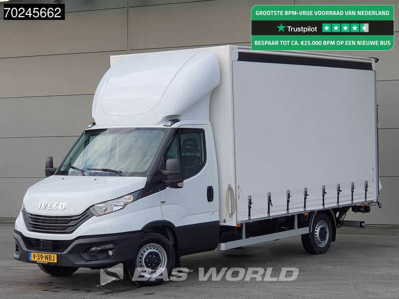 Iveco Daily 35S18 3.0L Laadklep 180PK Schuifzeilen Airco Cruise Bakwagen Euro6 Meubelbak Zeilenwagen Schuifzeil Plane 22m3 Airco Cruise cont - Xe van thùng mui bạt: hình 1 Iveco Daily 35S18 3.0L Laadklep 180PK Schuifzeilen Airco Cruise Bakwagen Euro6 Meubelbak Zeilenwagen Schuifzeil Plane 22m3 Airco Cruise cont - Xe van thùng mui bạt: hình 1