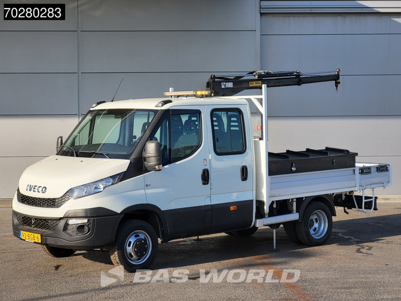 Iveco Daily 50C17 3,0L Automaat 170PK HIAB 017T-2 DC Open laadbak Dubbellucht Airco Euro6 Pickup Crane Kraanwagen Kranwagen Pritsche Airco D - Xe tải nhỏ phẳng: hình 1 Iveco Daily 50C17 3,0L Automaat 170PK HIAB 017T-2 DC Open laadbak Dubbellucht Airco Euro6 Pickup Crane Kraanwagen Kranwagen Pritsche Airco D - Xe tải nhỏ phẳng: hình 1