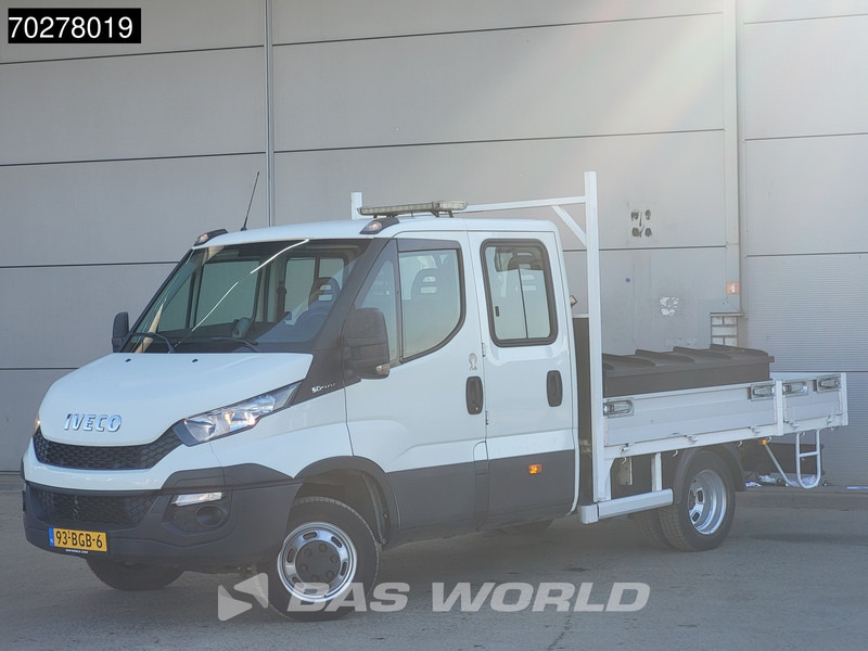 Iveco Daily 50C17 3.0L Automaat DC Open laadbak Kraan Hiab 017T-2 Airco APK 10-2025 Pickup Crane Kraanwagen Pritsche Airco Dubbel cabine - Xe tải nhỏ phẳng: hình 5 Iveco Daily 50C17 3.0L Automaat DC Open laadbak Kraan Hiab 017T-2 Airco APK 10-2025 Pickup Crane Kraanwagen Pritsche Airco Dubbel cabine - Xe tải nhỏ phẳng: hình 5