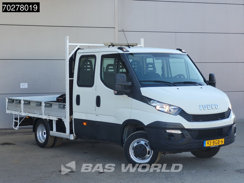 Iveco Daily 50C17 3.0L Automaat DC Open laadbak Kraan Hiab 017T-2 Airco APK 10-2025 Pickup Crane Kraanwagen Pritsche Airco Dubbel cabine - Xe tải nhỏ phẳng: hình 3 Iveco Daily 50C17 3.0L Automaat DC Open laadbak Kraan Hiab 017T-2 Airco APK 10-2025 Pickup Crane Kraanwagen Pritsche Airco Dubbel cabine - Xe tải nhỏ phẳng: hình 3