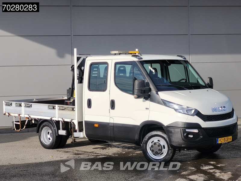 Iveco Daily 50C17 3,0L Automaat HIAB 017T-2 DC Open laadbak Dubbellucht Airco Euro6 Pickup Crane Kraanwagen Pritsche Airco Dubbel cabine - Xe tải nhỏ phẳng: hình 3 Iveco Daily 50C17 3,0L Automaat HIAB 017T-2 DC Open laadbak Dubbellucht Airco Euro6 Pickup Crane Kraanwagen Pritsche Airco Dubbel cabine - Xe tải nhỏ phẳng: hình 3