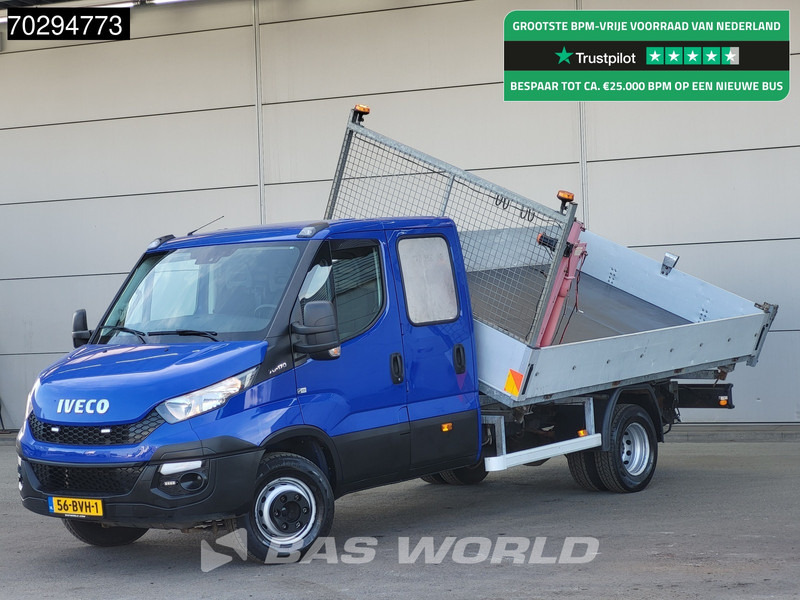 Iveco Daily 70C17 Drie-Zijdige 3.0L Kipper 7-tons Kraan Dubbellucht 170PK 3,5t Trekhaak Airco Tipper Benne Kieper Kraanwagen Crane Kranwagen - Xe ben nhỏ: hình 1 Iveco Daily 70C17 Drie-Zijdige 3.0L Kipper 7-tons Kraan Dubbellucht 170PK 3,5t Trekhaak Airco Tipper Benne Kieper Kraanwagen Crane Kranwagen - Xe ben nhỏ: hình 1
