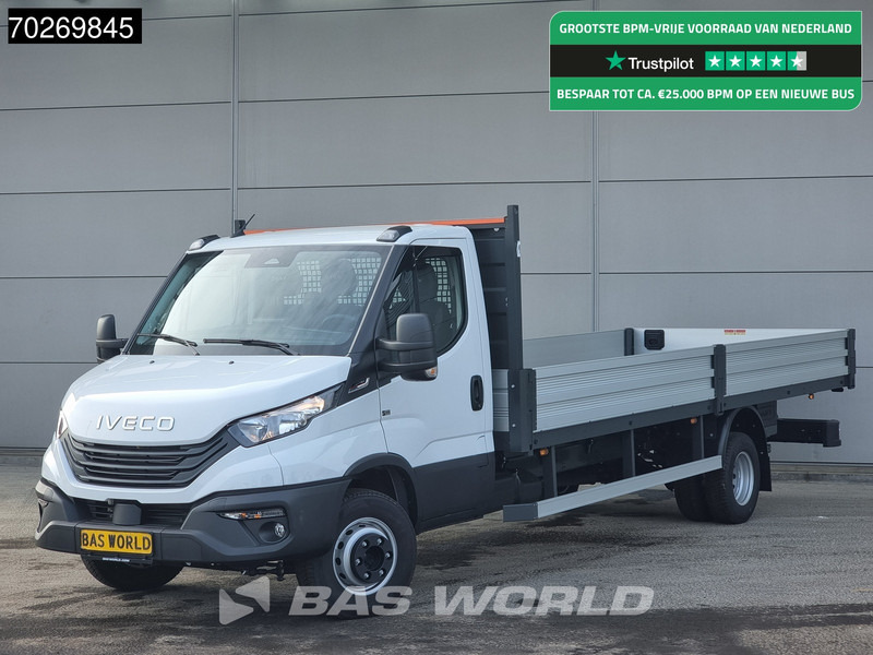 Xe tải nhỏ phẳng mới Iveco Daily 70C18 3.0L Automaat 525cm Open laadbak XXL Trekhaak ACC Navi Airco Pickup Pritsche 5m3 Airco Trekhaak: hình 1