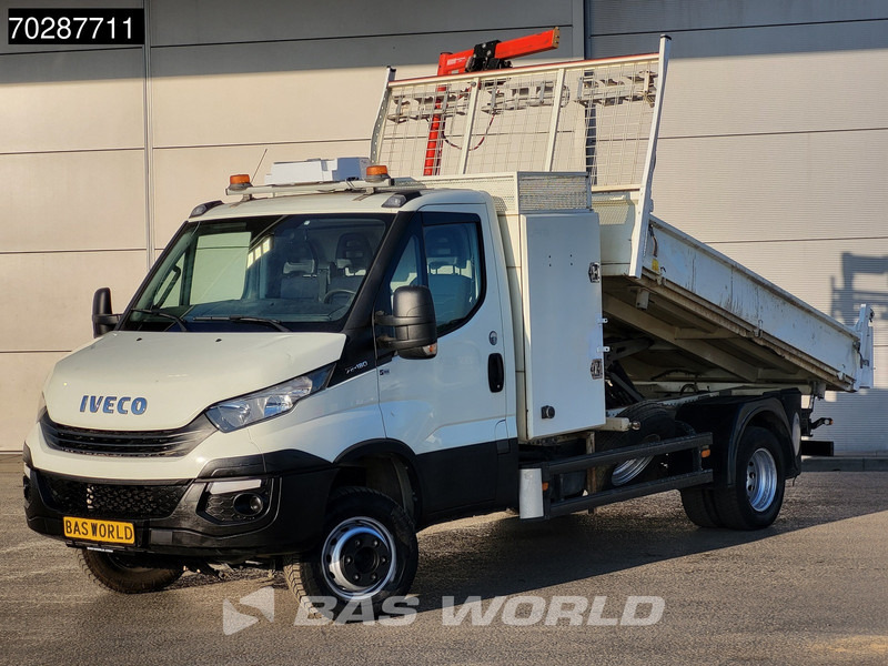 Iveco Daily 70C18 3.0L Driezijdige Kipper 500KG Kraan Kraanwagen Open Laadbak 3,5t Trekhaak Airco Cruise Euro6 Kraan Crane Kranwagen Kipper - Xe ben nhỏ: hình 2 Iveco Daily 70C18 3.0L Driezijdige Kipper 500KG Kraan Kraanwagen Open Laadbak 3,5t Trekhaak Airco Cruise Euro6 Kraan Crane Kranwagen Kipper - Xe ben nhỏ: hình 2