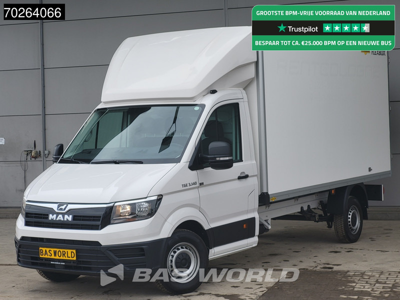 MAN TGE 3.140 Bakwagen met achterdeuren Nieuw!! Airco Meubelbak Koffer 17m3 Airco - Xe tải nhỏ thùng kín: hình 1 MAN TGE 3.140 Bakwagen met achterdeuren Nieuw!! Airco Meubelbak Koffer 17m3 Airco - Xe tải nhỏ thùng kín: hình 1