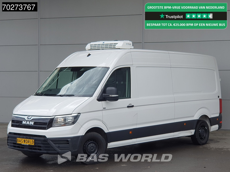 MAN TGE 3.140 Koelwagen Automaat Thermo King V-200 MAX L4H3 Airco Camera Parkeersensoren L3H2 Euro6 Koel Koeler Kühl Kühler Kühlwagen 12m3 Air - Xe van đông lạnh: hình 1 MAN TGE 3.140 Koelwagen Automaat Thermo King V-200 MAX L4H3 Airco Camera Parkeersensoren L3H2 Euro6 Koel Koeler Kühl Kühler Kühlwagen 12m3 Air - Xe van đông lạnh: hình 1