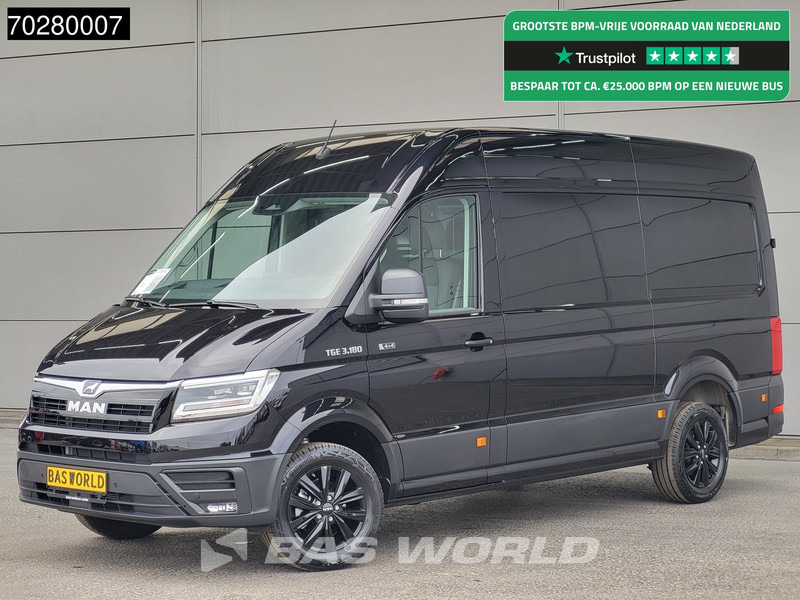 MAN TGE 3.180 4x4 Automaat 2025 Facelift L3H3 LED ACC Navi Airco Cruise Camera Parkeersensoren L2H2 Allrad 4WD 12m3 Airco - Xe van chở hàng: hình 1 MAN TGE 3.180 4x4 Automaat 2025 Facelift L3H3 LED ACC Navi Airco Cruise Camera Parkeersensoren L2H2 Allrad 4WD 12m3 Airco - Xe van chở hàng: hình 1