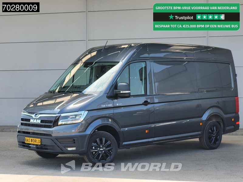 MAN TGE 3.180 4x4 Automaat 2025 Facelift L3H3 LED ACC Navi Airco Cruise Camera Parkeersensoren L2H2 Allrad 4WD 12m3 Airco - Xe van chở hàng: hình 1 MAN TGE 3.180 4x4 Automaat 2025 Facelift L3H3 LED ACC Navi Airco Cruise Camera Parkeersensoren L2H2 Allrad 4WD 12m3 Airco - Xe van chở hàng: hình 1