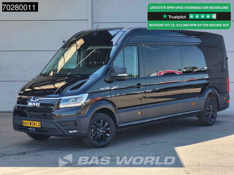MAN TGE 3.180 4x4 Automaat 2025 Facelift L4H3 LED ACC Navi Airco Cruise Camera Parkeersensoren L3H2 Allrad 4WD 15m3 Airco - Xe van chở hàng: hình 1 MAN TGE 3.180 4x4 Automaat 2025 Facelift L4H3 LED ACC Navi Airco Cruise Camera Parkeersensoren L3H2 Allrad 4WD 15m3 Airco - Xe van chở hàng: hình 1