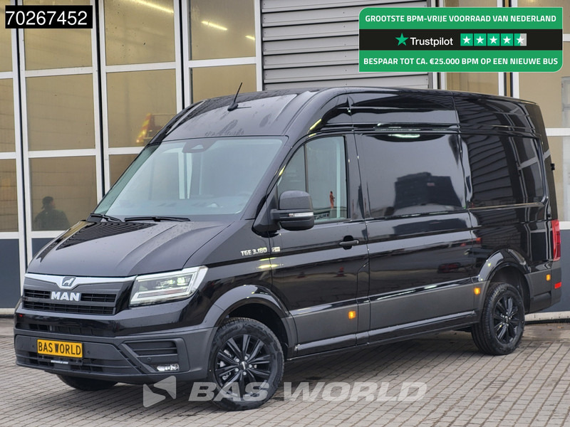 MAN TGE 3.180 Automaat 2025 model Facelift Black Edition L3H3 ACC Trekhaak L2H2 11m3 Airco Trekhaak - Xe van chở hàng: hình 1 MAN TGE 3.180 Automaat 2025 model Facelift Black Edition L3H3 ACC Trekhaak L2H2 11m3 Airco Trekhaak - Xe van chở hàng: hình 1