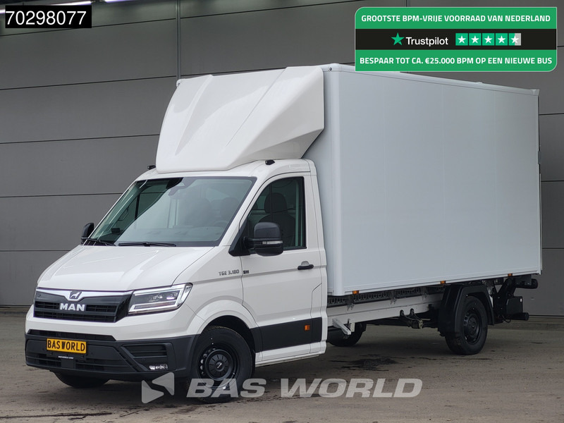 MAN TGE 3.180 Automaat Laadklep Bakwagen 2025 Facelift Navi LED Airco Cruise Euro6 Meubelbak Koffer Airco Cruise control - Xe tải nhỏ thùng kín: hình 1 MAN TGE 3.180 Automaat Laadklep Bakwagen 2025 Facelift Navi LED Airco Cruise Euro6 Meubelbak Koffer Airco Cruise control - Xe tải nhỏ thùng kín: hình 1