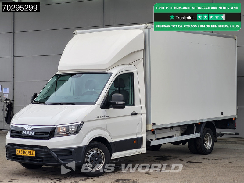 MAN TGE 4.180 Dubbellucht Bakwagen Achterdeuren ACC Navi Airco Euro6 Meubelbak Koffer Airco - Xe tải nhỏ thùng kín: hình 1 MAN TGE 4.180 Dubbellucht Bakwagen Achterdeuren ACC Navi Airco Euro6 Meubelbak Koffer Airco - Xe tải nhỏ thùng kín: hình 1