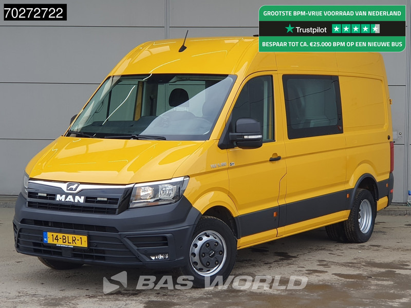 MAN TGE 5.180 Automaat Dubbel Cabine Dubbellucht Werkplaatsinrichting Trekhaak Omvormer Camera Parkeersensoren Airco Cruise L2H2 8m3 Airco Dub - Xe van chở hàng: hình 1 MAN TGE 5.180 Automaat Dubbel Cabine Dubbellucht Werkplaatsinrichting Trekhaak Omvormer Camera Parkeersensoren Airco Cruise L2H2 8m3 Airco Dub - Xe van chở hàng: hình 1