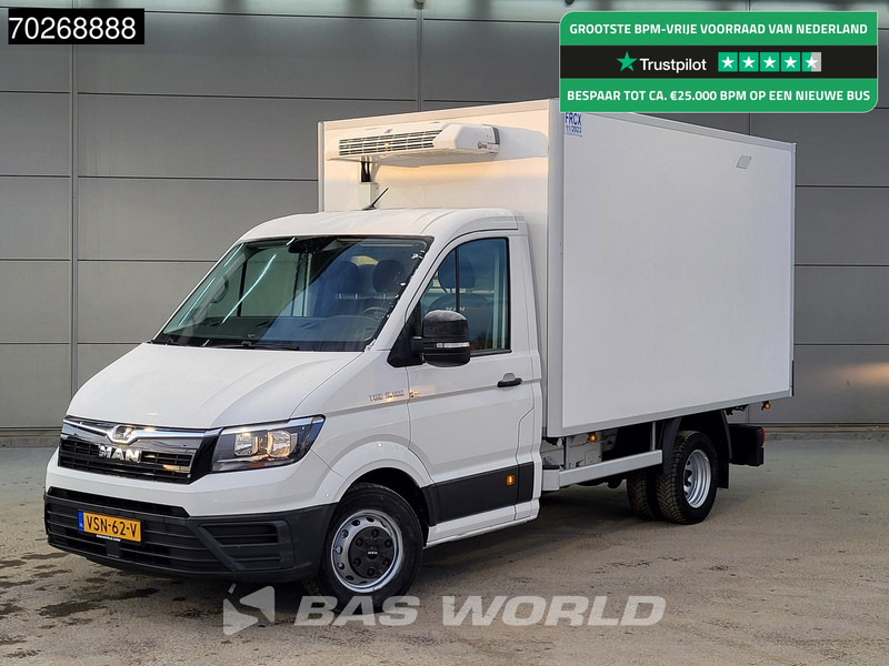 MAN TGE 5.180 Koelwagen Vriezer Bakwagen APK 12-2025 Thermo King 230V stekker Kuhlkoffer Airco Cruise 12m3 Airco Cruise control - Xe van đông lạnh: hình 1 MAN TGE 5.180 Koelwagen Vriezer Bakwagen APK 12-2025 Thermo King 230V stekker Kuhlkoffer Airco Cruise 12m3 Airco Cruise control - Xe van đông lạnh: hình 1