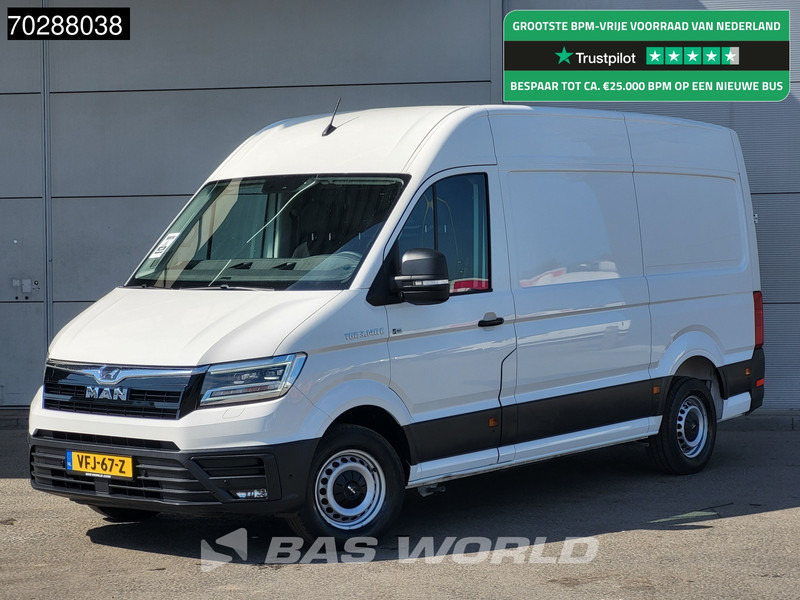 MAN eTGE 3.140 Elektrisch 115km WLTP 36kWh L3H3 LED Navi Airco Cruise Camera Parkeersensoren L2H2 12m3 Airco Cruise control - Xe van chở hàng, Xe van điện: hình 1 MAN eTGE 3.140 Elektrisch 115km WLTP 36kWh L3H3 LED Navi Airco Cruise Camera Parkeersensoren L2H2 12m3 Airco Cruise control - Xe van chở hàng, Xe van điện: hình 1