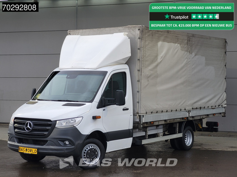 Mercedes-Benz Sprinter 519 CDI 3.0L V6 Automaat 484cm Dubbellucht Huif Bakwagen 190PK Airco Cruise Euro6 Meubelbak Koffer Airco Cruise control - Xe van thùng mui bạt: hình 1 Mercedes-Benz Sprinter 519 CDI 3.0L V6 Automaat 484cm Dubbellucht Huif Bakwagen 190PK Airco Cruise Euro6 Meubelbak Koffer Airco Cruise control - Xe van thùng mui bạt: hình 1