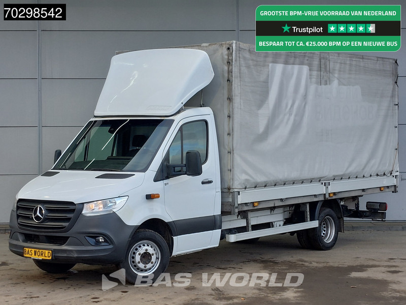 Mercedes-Benz Sprinter 519 CDI 3.0L V6 Automaat 484cm Dubbellucht Huif Bakwagen 190PK Airco Cruise Euro6 Meubelbak Koffer Airco - Xe van thùng mui bạt: hình 1 Mercedes-Benz Sprinter 519 CDI 3.0L V6 Automaat 484cm Dubbellucht Huif Bakwagen 190PK Airco Cruise Euro6 Meubelbak Koffer Airco - Xe van thùng mui bạt: hình 1