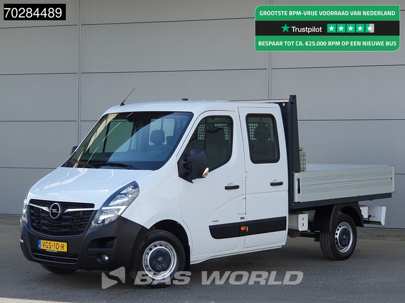 Opel Movano 135PK Open Laadbak Dubbel Cabine Trekhaak LED Airco Cruise Euro6 Pritsche Pickup Open Box Airco Trekhaak Cruise control - Xe tải nhỏ phẳng: hình 1 Opel Movano 135PK Open Laadbak Dubbel Cabine Trekhaak LED Airco Cruise Euro6 Pritsche Pickup Open Box Airco Trekhaak Cruise control - Xe tải nhỏ phẳng: hình 1
