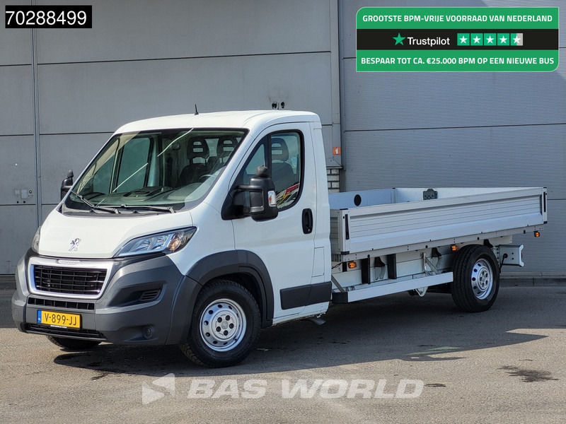 Peugeot Boxer 165PK Open Laadbak Luchtvering Trekhaak Navi Airco Euro6 Pritsche Pickup Open Box Airco Trekhaak - Xe tải nhỏ phẳng: hình 1 Peugeot Boxer 165PK Open Laadbak Luchtvering Trekhaak Navi Airco Euro6 Pritsche Pickup Open Box Airco Trekhaak - Xe tải nhỏ phẳng: hình 1