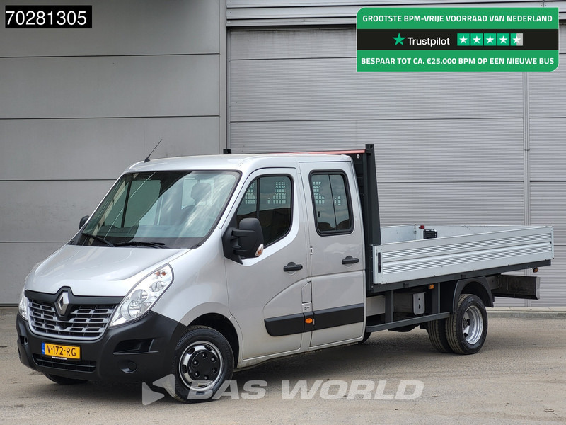 Renault Master 145PK Dubbellucht Open Laadbak Dubbel Cabine 3,5t Trekhaak Navi Airco Cruise Camera Pickup Pritsche Open Box Airco Trekhaak Cruise con - Xe tải nhỏ phẳng: hình 1 Renault Master 145PK Dubbellucht Open Laadbak Dubbel Cabine 3,5t Trekhaak Navi Airco Cruise Camera Pickup Pritsche Open Box Airco Trekhaak Cruise con - Xe tải nhỏ phẳng: hình 1
