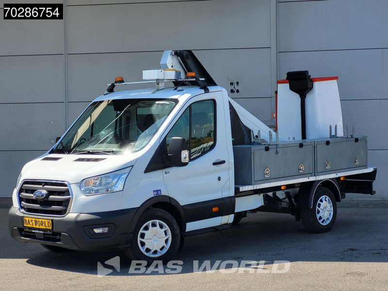 Ford Transit 130pk Hoogwerker 11meter Werkhoogte Trekhaak Airco Cruise Euro6 Nacelle Arbeitsbühne 1Personen Trekhaak Cruise control - Xe tải nhỏ: hình 3 Ford Transit 130pk Hoogwerker 11meter Werkhoogte Trekhaak Airco Cruise Euro6 Nacelle Arbeitsbühne 1Personen Trekhaak Cruise control - Xe tải nhỏ: hình 3