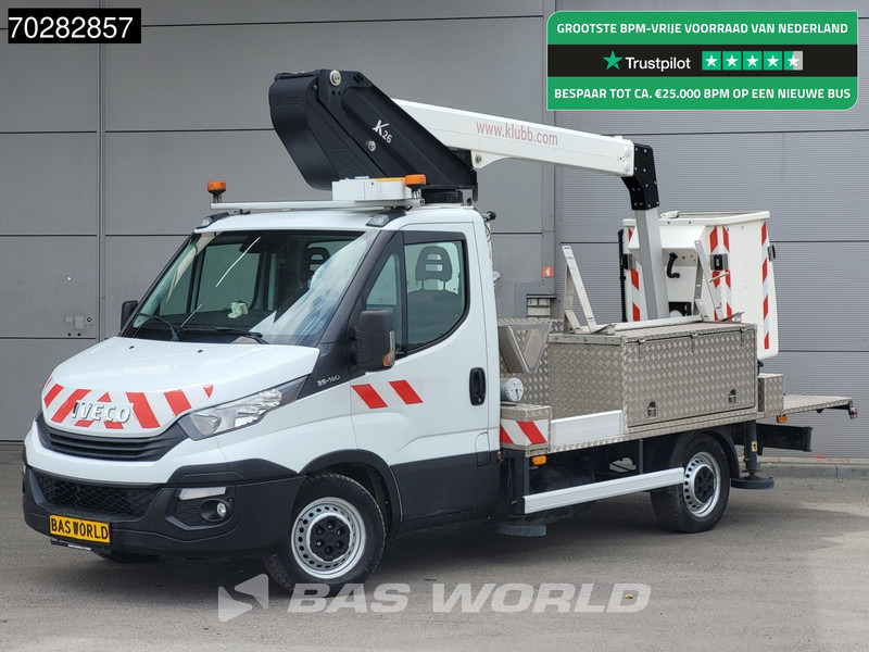 Iveco Daily 35S14 Hoogwerker Klubb 11meter werkhoogte Navi Airco Cruise Camera Parkeersensoren Euro6 Hubarbeitsbühne 1Personen Airco Cruise - Xe tải nhỏ: hình 1 Iveco Daily 35S14 Hoogwerker Klubb 11meter werkhoogte Navi Airco Cruise Camera Parkeersensoren Euro6 Hubarbeitsbühne 1Personen Airco Cruise - Xe tải nhỏ: hình 1