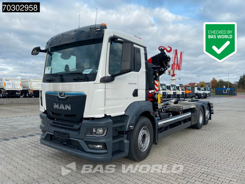 MAN TGS 26.440 6X2 NEW! Fassi 235A Crane Hyva 20-57-S Lift+ Steering Axle Euro 6 - Xe tải nâng móc, Xe cẩu tự hành: hình 1 MAN TGS 26.440 6X2 NEW! Fassi 235A Crane Hyva 20-57-S Lift+ Steering Axle Euro 6 - Xe tải nâng móc, Xe cẩu tự hành: hình 1