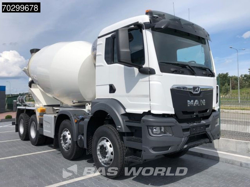 MAN TGS 35.440 8X4 NEW! 10m3 FML mixer Automatic Steel suspension Euro 6 - Xe trộn bê tông: hình 3 MAN TGS 35.440 8X4 NEW! 10m3 FML mixer Automatic Steel suspension Euro 6 - Xe trộn bê tông: hình 3