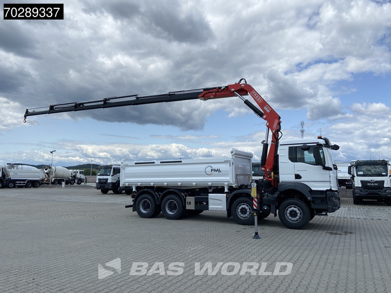MAN TGS 35.440 8X4 NEW! Fassi F275.026 Kran Crane 13m3 3-Sided Tipper Big-Axle Euro 6 - Xe ben, Xe cẩu tự hành: hình 3 MAN TGS 35.440 8X4 NEW! Fassi F275.026 Kran Crane 13m3 3-Sided Tipper Big-Axle Euro 6 - Xe ben, Xe cẩu tự hành: hình 3