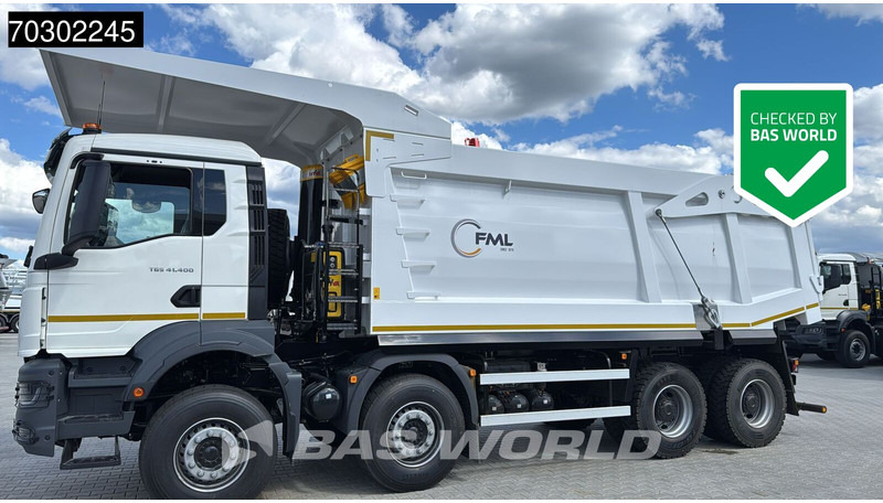 MAN TGS 41.400 8X4 23m3 Wielton Mining tipper Manual Steel suspension EURO 2 - Xe ben: hình 1 MAN TGS 41.400 8X4 23m3 Wielton Mining tipper Manual Steel suspension EURO 2 - Xe ben: hình 1