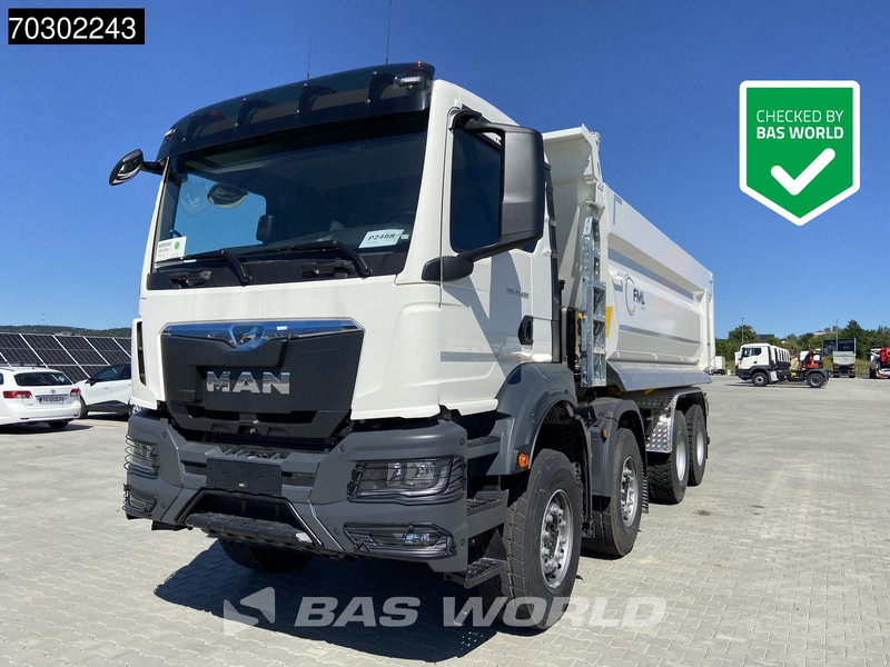 MAN TGS 41.400 8X4 NEW! 20m3 KH Kipper Manual Steel suspension Big-Axle EURO 2 - Xe ben: hình 1 MAN TGS 41.400 8X4 NEW! 20m3 KH Kipper Manual Steel suspension Big-Axle EURO 2 - Xe ben: hình 1