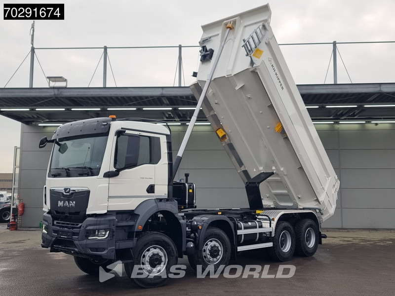 MAN TGS 41.480 8X8 8x8 20m3 KH Kipper tarpaulin Manual Big-axle Steel suspension Euro 6 - Xe ben: hình 3 MAN TGS 41.480 8X8 8x8 20m3 KH Kipper tarpaulin Manual Big-axle Steel suspension Euro 6 - Xe ben: hình 3