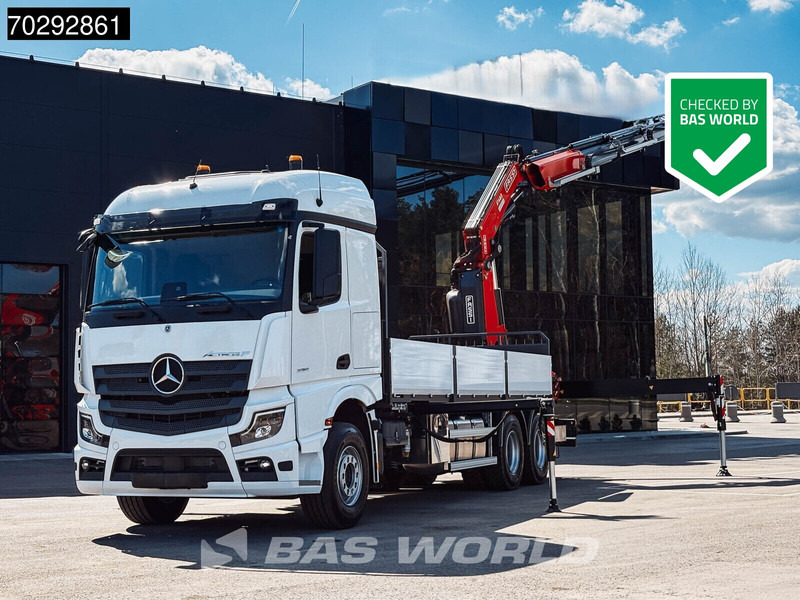 Mercedes-Benz Actros 2651 Actros 6X4 Fassi F486 Led Navi Euro 6 - Xe tải thùng lửng/ Phẳng, Xe cẩu tự hành: hình 1 Mercedes-Benz Actros 2651 Actros 6X4 Fassi F486 Led Navi Euro 6 - Xe tải thùng lửng/ Phẳng, Xe cẩu tự hành: hình 1
