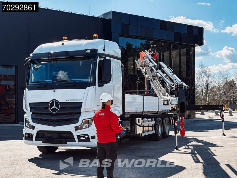 Xe tải thùng lửng/ Phẳng, Xe cẩu tự hành mới Mercedes-Benz Actros 2651 Actros 6X4 Fassi F486 Led Navi Euro 6: hình 14