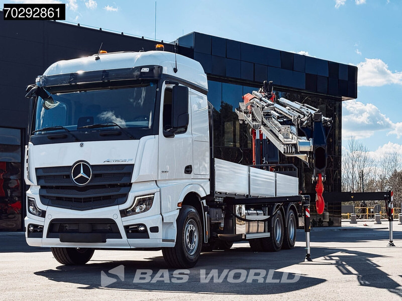 Xe tải thùng lửng/ Phẳng, Xe cẩu tự hành mới Mercedes-Benz Actros 2651 Actros 6X4 Fassi F486 Led Navi Euro 6: hình 8