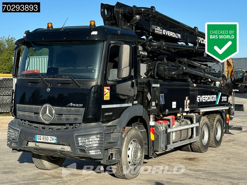Mercedes-Benz Arocs 2840 Arocs 6X4 Unused! Everdigm 37CX-5 concrete pump Steel Suspension Automatic Euro 6 - Xe bơm bê tông: hình 1 Mercedes-Benz Arocs 2840 Arocs 6X4 Unused! Everdigm 37CX-5 concrete pump Steel Suspension Automatic Euro 6 - Xe bơm bê tông: hình 1