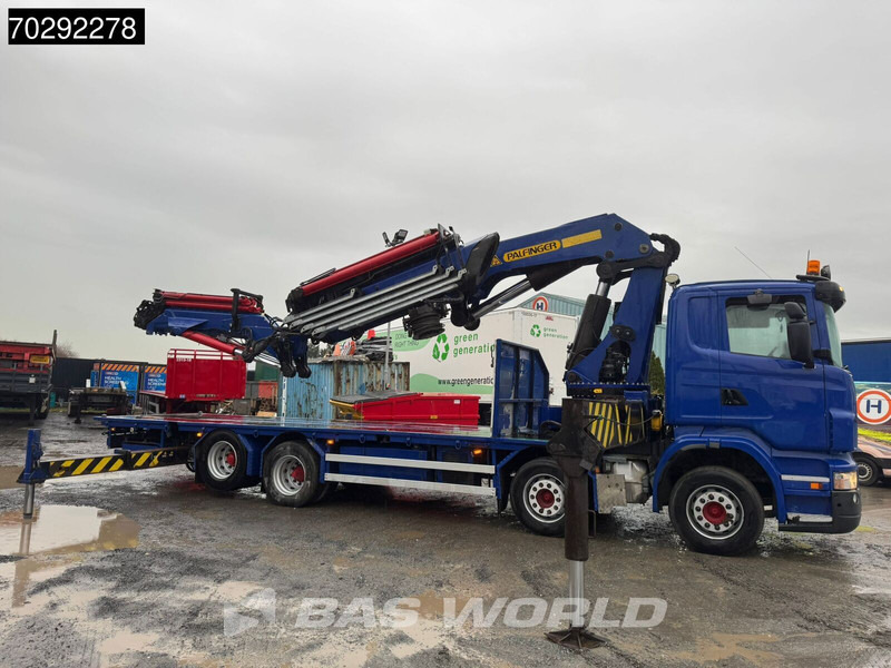 Scania R420 8X2 Palfinger PK100002 Crane Kran + PJ170 JIB Lift Axle Euro 4 - Xe tải thùng lửng/ Phẳng, Xe cẩu tự hành: hình 3 Scania R420 8X2 Palfinger PK100002 Crane Kran + PJ170 JIB Lift Axle Euro 4 - Xe tải thùng lửng/ Phẳng, Xe cẩu tự hành: hình 3