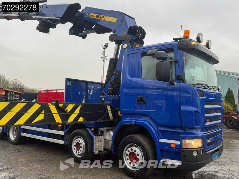 Scania R420 8X2 Palfinger PK100002 Crane Kran + PJ170 JIB Lift Axle Euro 4 - Xe tải thùng lửng/ Phẳng, Xe cẩu tự hành: hình 5 Scania R420 8X2 Palfinger PK100002 Crane Kran + PJ170 JIB Lift Axle Euro 4 - Xe tải thùng lửng/ Phẳng, Xe cẩu tự hành: hình 5