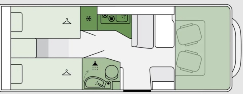 Etrusco A 6.9 SB - Xe cắm trại bán tích hợp: hình 1 Etrusco A 6.9 SB - Xe cắm trại bán tích hợp: hình 1